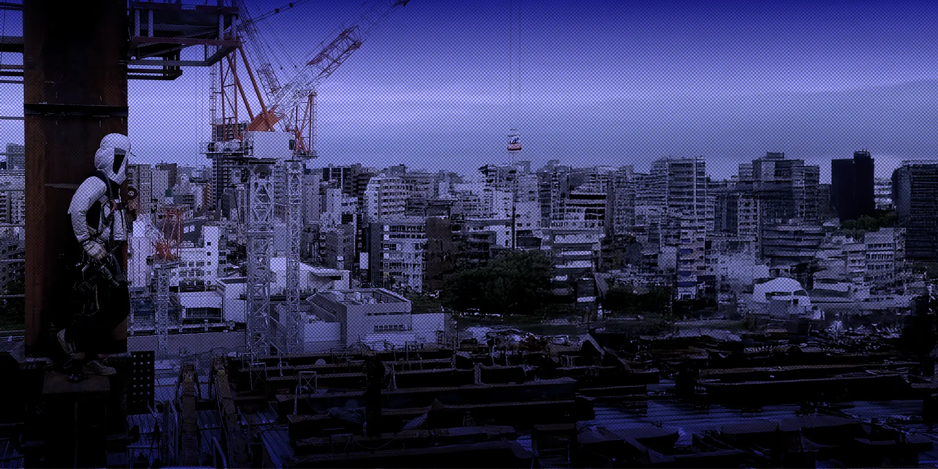 建設現場の背景画像